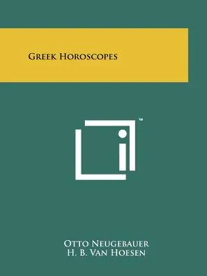 Grécke horoskopy - Greek Horoscopes