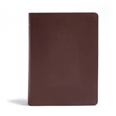 CSB He Reads Truth Bible, hnedá pravá koža: Čierne písmo, široké okraje, priestor na poznámky, plány na čítanie, šitá väzba, dve stužkové značky, ľahká - CSB He Reads Truth Bible, Brown Genuine Leather: Black Letter, Wide Margins, Notetaking Space, Reading Plans, Sewn Binding, Two Ribbon Markers, Easy-T