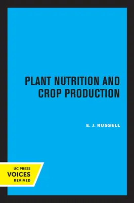 Výživa rastlín a rastlinná výroba - Plant Nutrition and Crop Production