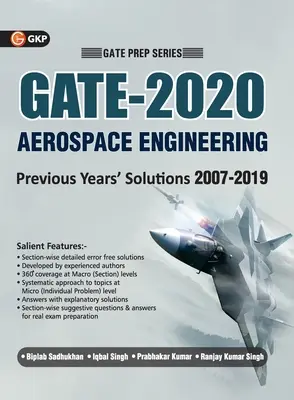 GATE 2020 - Letecké a kozmické inžinierstvo - 13 rokov - vyriešená práca v jednotlivých sekciách 2007-19 - GATE 2020 - Aerospace Engineering - 13 Years' Section-wise Solved Paper 2007-19