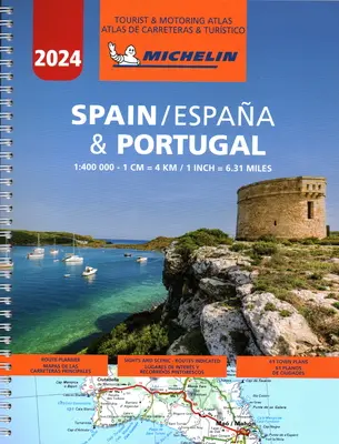 Cestný atlas Michelin Španielsko a Portugalsko 2024 - Michelin Spain & Portugal Road Atlas 2024