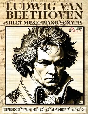 Ludwig Van Beethoven - Notový materiál: Klavírne sonáty Čísla: 1: 21Waldstein- 22 23Appassionata-24-25-26 ISBN-SKU: - Ludwig Van Beethoven - Sheet Music: Piano Sonatas Numbers: 21Waldstein- 22 23Appassionata-24-25-26 ISBN-SKU: