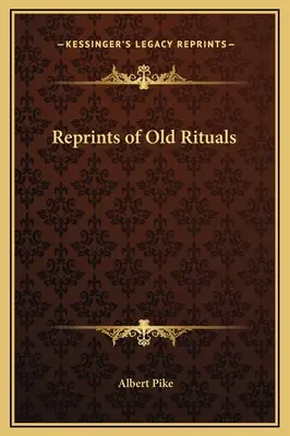 Reprinty starých rituálov - Reprints of Old Rituals