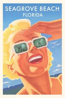 Vintage Journal Seagrove Beach, žena v slnečných okuliaroch - Vintage Journal Seagrove Beach, Woman in Sunglasses