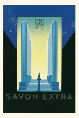 Vintage Journal Paríž, Savon Extra, 1937 - Vintage Journal Paris, Savon Extra, 1937