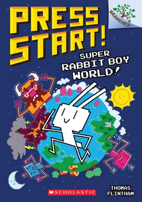 Super králičí svet! Knižka o vetvách (Press Start! #12) - Super Rabbit Boy World!: A Branches Book (Press Start! #12)