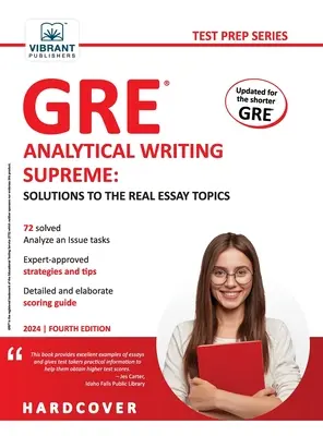 GRE Analytical Writing Supreme Riešenia skutočných tém esejí: Riešenia skutočných tém esejí: Supreme Organic Writing: Riešenia skutočných tém esejí - GRE Analytical Writing Supreme Solutions to the Real Essay Topics: Solutions to the Real Essay Topics
