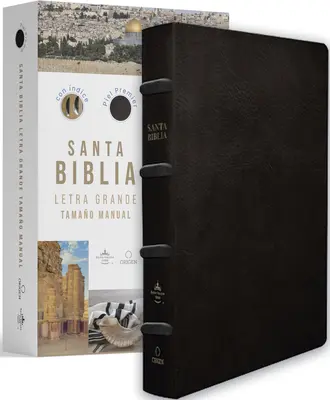 Biblia Reina Valera 1960 Letra Grande. Piel Premier Negro, ndice, Tamao Manual / Španielska Biblia Rvr 1960 Handy Size, Large Print, Index Tabs, Bonded - Biblia Reina Valera 1960 Letra Grande. Piel Premier Negro, ndice, Tamao Manual / Spanish Bible Rvr 1960 Handy Size, Large Print, Index Tabs, Bonded