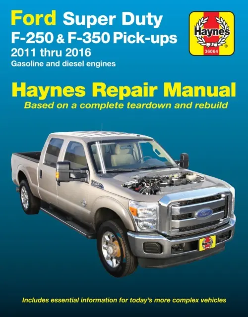 Ford Super Duty F-250 & F-350 Pick-Ups 2011 Thru 2016 Haynes Opravy Manuál - Ford Super Duty F-250 & F-350 Pick-Ups 2011 Thru 2016 Haynes Repair Manual