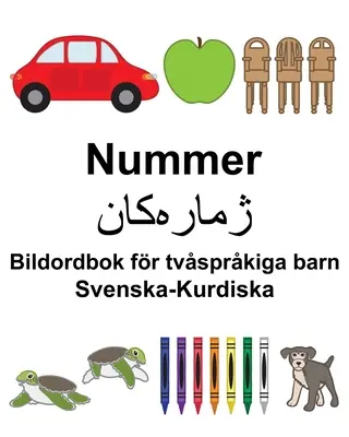 Švédsko-kurdské čísla/ژما رەکان Obrázkový slovník pre dvojjazyčné deti - Svenska-Kurdiska Nummer/ژما رەکان Bildordbok fr tvsprkiga barn