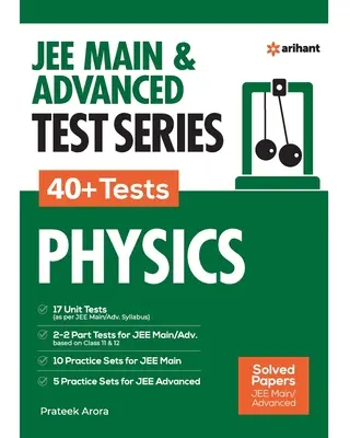 JEE MAIN & ADVANCED TEST SERIES 40+ Testy z fyziky - JEE MAIN & ADVANCED TEST SERIES 40+ Tests PHYSICS
