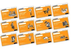 Read Write Inc. Phonics: Čiernobiela oranžová sada 4 rozprávkových kníh Zmiešané balenie 12 ks - Read Write Inc. Phonics: Black and White Orange Set 4 Storybooks Mixed Pack of 12