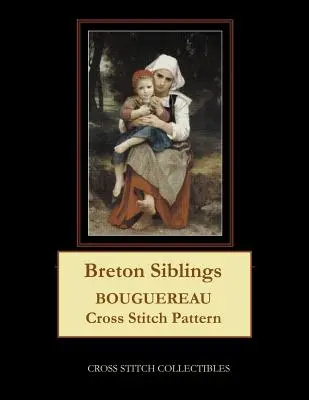 Bretonskí súrodenci: Bouguereau krížikový steh - Breton Siblings: Bouguereau Cross Stitch Pattern