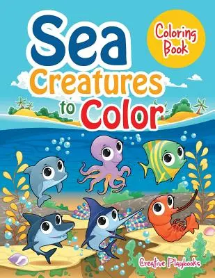 Morské tvory na vyfarbenie Omaľovánky - Sea Creatures to Color Coloring Book
