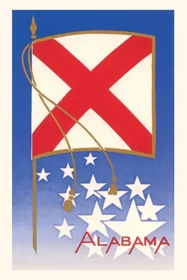 Vintage Journal Vlajka štátu Alabama - Vintage Journal Alabama State Flag