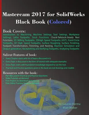 Mastercam 2017 pre SolidWorks Black Book (farebná) - Mastercam 2017 for SolidWorks Black Book (Colored)