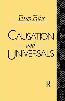 Kauzalita a univerzálie - Causation and Universals