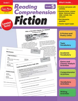 Čítanie s porozumením: Materiály pre učiteľov: Beletria, 5. ročník - Reading Comprehension: Fiction, Grade 5 Teacher Resource