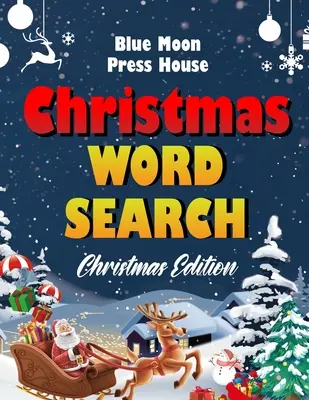 Vianočné hľadanie slov.: Jednoduchá kniha s veľkou tlačou s hádankami pre dospelých, deti a všetkých na 25 dní Vianoc. - Christmas word search.: Easy Large Print Puzzle Book for Adults, Kids & Everyone for the 25 Days of Christmas.