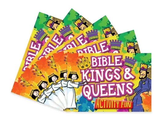 Biblickí králi a kráľovné Zábavné aktivity: Balenie 5 ks - Bible Kings & Queens Activity Fun: 5 Pack