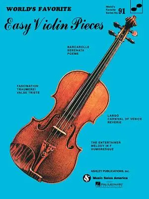 Jednoduché husľové skladby: Obľúbené skladby na svete č. 91 - Easy Violin Pieces: World's Favorite Series #91