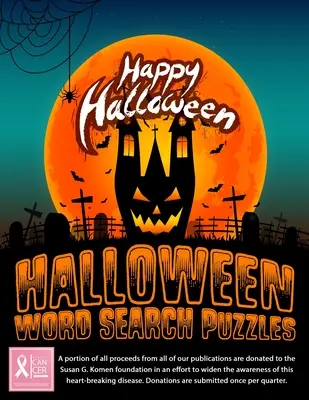 Halloweenske slovné hádanky: Hádanky na hľadanie slov pre veľkú tlač - Halloween Word Search Puzzle Book: Large Print Word Search Puzzles
