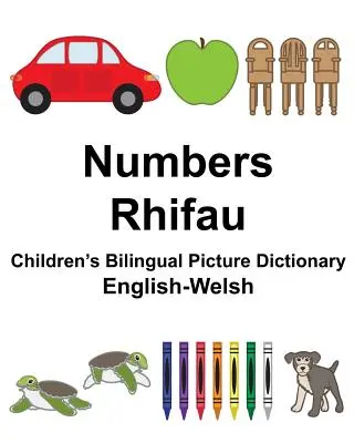 Anglicko-waleský číselný slovník pre deti Numbers/Rhifau Bilingválny obrázkový slovník pre deti - English-Welsh Numbers/Rhifau Children's Bilingual Picture Dictionary