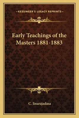 Rané učenie majstrov 1881-1883 - Early Teachings of the Masters 1881-1883
