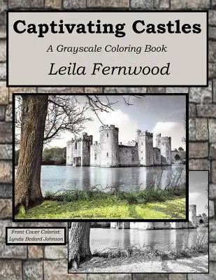 Podmanivé hrady: Omaľovánky v odtieňoch šedej - Captivating Castles: A Grayscale Coloring Book