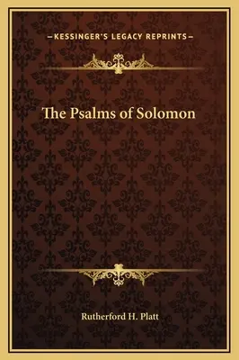Šalamúnove žalmy - The Psalms of Solomon