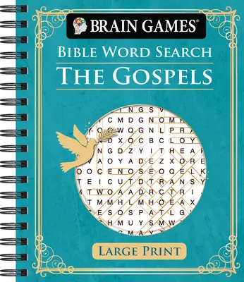 Hry na mozog - Hľadanie slov v Biblii: Evanjeliá - veľká tlač - Brain Games - Bible Word Search: The Gospels - Large Print