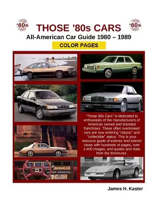 Tieto autá z 80. rokov - Americký katalóg - farebné stránky - Those 80s Cars - American Catalog - Color Pages