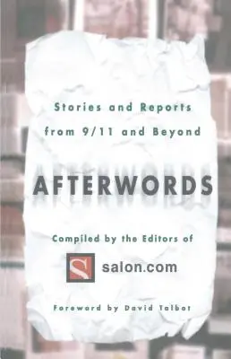 Následné slová: Príbehy a reportáže z 11. septembra a ďalších dní - Afterwords: Stories and Reports from 9/11 and Beyond