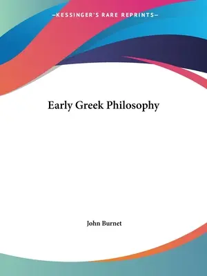 Raná grécka filozofia - Early Greek Philosophy