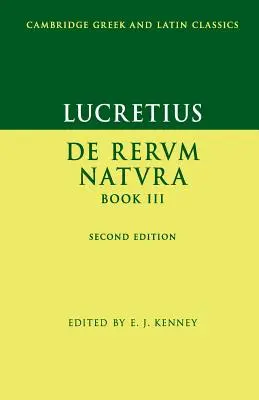 Lucretius: De Rerum Natura kniha III - Lucretius: De Rerum Natura Book III