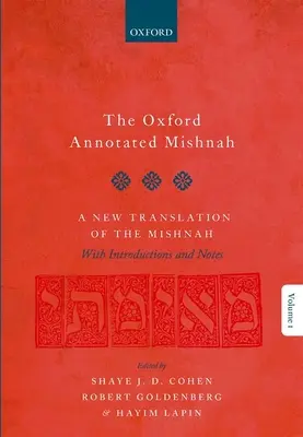 Oxfordská anotovaná mišna - The Oxford Annotated Mishnah