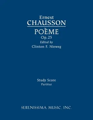 Poéma, op. 25: Partitúra na štúdium - Poeme, Op.25: Study score
