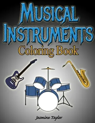 Omaľovánky hudobných nástrojov - Musical Instruments Coloring Book