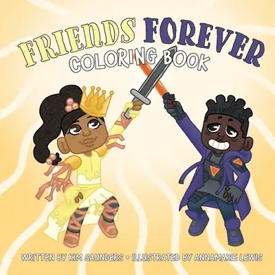 Priatelia navždy Omaľovánky - Friends Forever Coloring Book
