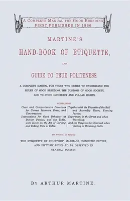 Martinova príručka etikety - Martine's Hand-Book of Etiquette