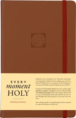 Každý okamih svätý Modlitebný denník - hnedý - Every Moment Holy Prayer Journal-Brown