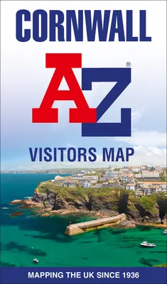 Mapa návštevníkov Cornwallu A-Z - Cornwall A-Z Visitors Map