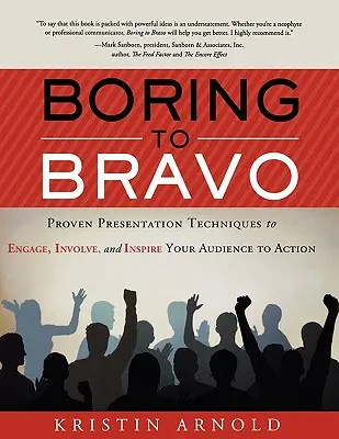 Z nudy na bravúru: Osvedčené prezentačné techniky, ako zaujať, zapojiť a inšpirovať publikum k činnosti. - Boring to Bravo: Proven Presentation Techniques to Engage, Involve, and Inspire Your Audience to Action.