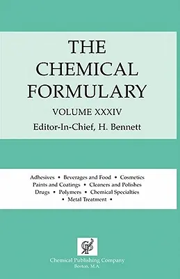 Chemický slovník zväzok 34 - The Chemical Formulary Vol. 34