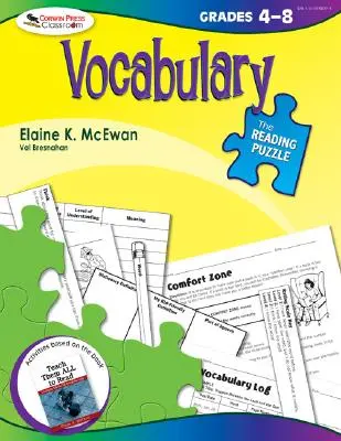 Čitateľská hádanka: Slovná zásoba, 4. - 8. ročník - The Reading Puzzle: Vocabulary, Grades 4-8