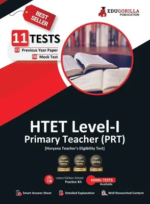 Skúška HTET Level-I 2023 (anglické vydanie) - Haryana Primary Teacher (PRT) - 8 skúšobných testov a 3 papiere z predchádzajúceho roka (1600 vyriešených otázok) s bezplatným A - HTET Level-I Exam 2023 (English Edition) - Haryana Primary Teacher (PRT) - 8 Mock Tests and 3 Previous Year Papers (1600 Solved Questions) with Free A