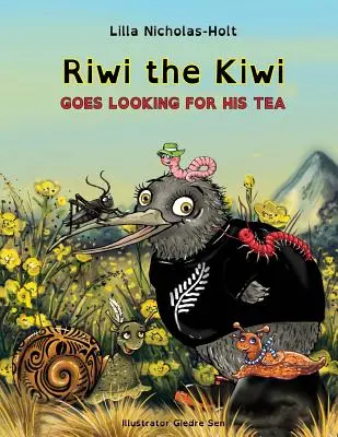 Kiwi Riwi ide hľadať svoj čaj (OpenDyslexic) - Riwi the Kiwi Goes Looking for his Tea (OpenDyslexic)