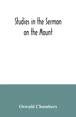 Štúdie z Kázania na vrchu - Studies in the Sermon on the Mount