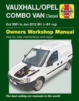 Vauxhall/Opel Combo Diesel Van (október 2001 až január 2012) 51 až 61 - Vauxhall/Opel Combo Diesel Van (Oct 2001 To Jan 2012) 51 To 61