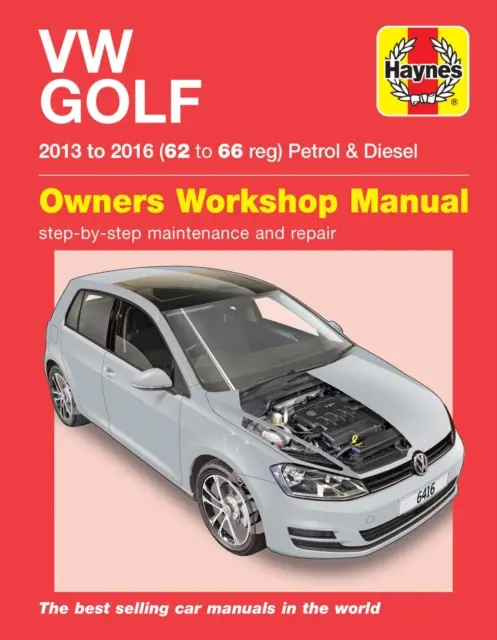 VW Golf benzín a diesel ('13-'16) 62 až 66 - VW Golf petrol & diesel ('13-'16) 62 to 66
